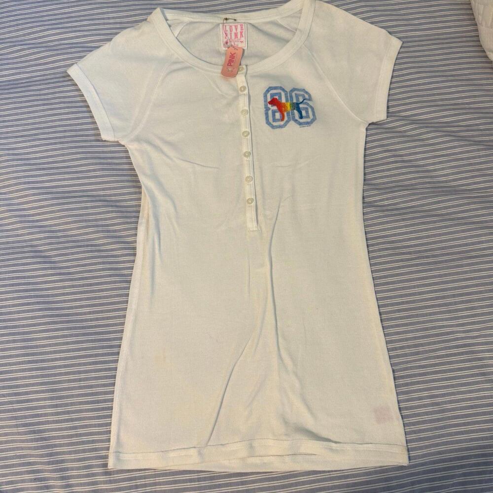 Pink Victoria's Secret Y2K vintage shirt